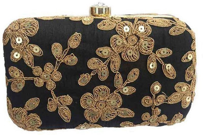 

The Indian Handicraft Store Party Black Clutch