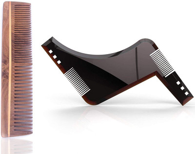 

AASA Beard Comb & Neem wood Comb combo(Set of 2)