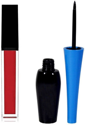

Vedy Hot Lipstick (red) With Black Eyeliner(Set of 2)