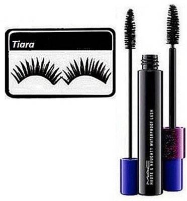

tiara Eyelashes , hauty and naughty waterproof lash mascara(Set of 2)