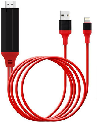 

Marshland Micro USB Mhl To HDTV Cable Adapter (Red/Black) HDMI Cable(Red)
