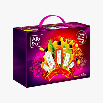 

AloFrut Celebration Gift Pack 200 ml (Pack of 5)- Best Healthy Diwali Gift for Your Loved Once(5 x 40 ml)