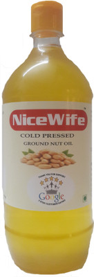 

NiceWife COLDPRESSED GROUNDNUT OIL Groundnut Oil Plastic Bottle(1 L)