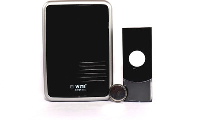 WiTE The Right Choice - LINO Wireless Electronic Door Bell (Black) - 36 In 1 wireless calling bell with L.E.D Indicator - Wireless Door Chime WiTE The Right Choice - LINO Wireless Electronic Door Bell (Black) - 36 In 1 wireless calling bell with L.E.D Indicator - Wireless Door Chime