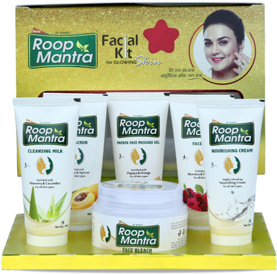 

Roop Mantra Facial Kit Glowing Skin for Men & Women 180 g