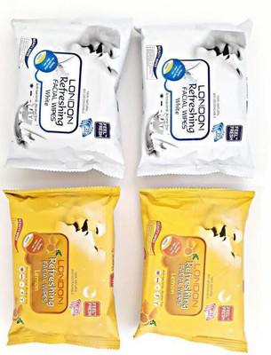 

London Refreshing Awesome Wipes (Pack of 4)(Pack of 100)