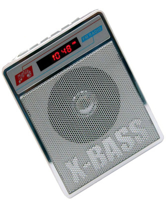 

CRETO SL-413 Best Quality Radio/Fm Supports USB pen-drive, aux memory card FM Radio(Silver White)
