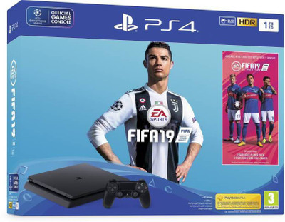

Sony PlayStation 4 1TB GB with FIFA 19 (Champions Edition) BUNDLE(Black)