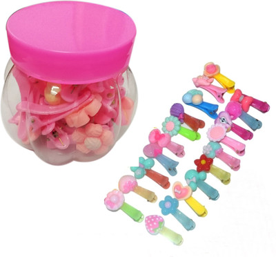 

Lana Vels set of 20 With Storage Bottle for self or gift Hair Clip(Multicolor)