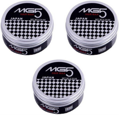 

Gjshop MG5 Super Hold Hair Styler Hair Wax Pack of 3 -100 g Each NVL_HS_007 Hair Styler Hair Wax(300 g)