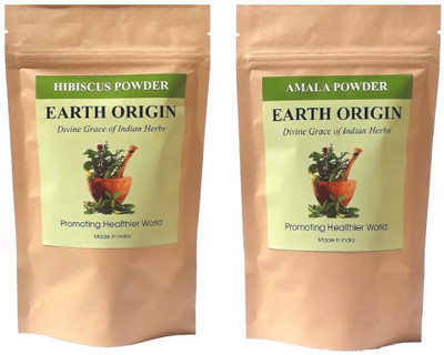 

Earth Origin Hibiscus Powder and Amala Powder (100 Gms each) 200 Gms(200 g)