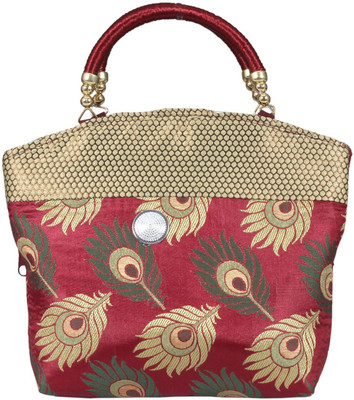 

Pretty Krafts Hand-held Bag(Maroon)
