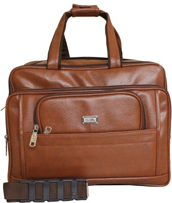 SM Men Brown Messenger Bag