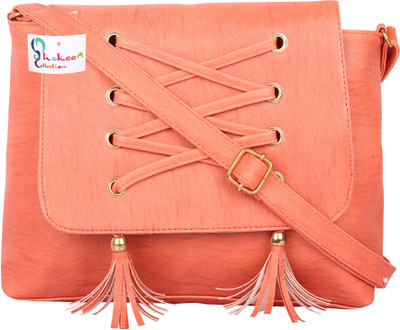 

Shokeen Collection Sling Bag(Pink)
