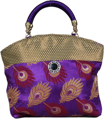 

Pretty Krafts Hand-held Bag(Purple)