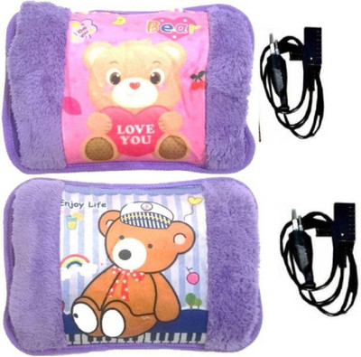 

FUTUREWIZARD combo pack 2 Original rechargeable VELVET ELECTRIC GEL HEAT PAD 1 l electric hand heating bag 1 L Hot Water Bag(Multicolor)