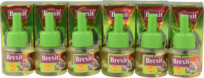 

Brexit Mosquito Repellent Liquid Vaporizer Refill (Pack of 6)(Pack of 6)