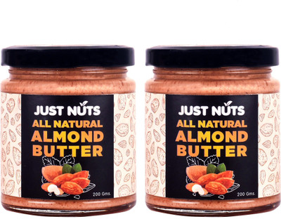 

Just Nuts All Natural Unsweetened Almond Butter 200Gm ( Pack of 2) 400 g(Pack of 2)