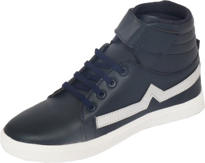 

CLS Boys & Girls Velcro Sneakers(Black, Black;silver