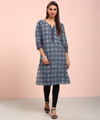 fabindia-women-printed-straight-kurtamulticolor-1