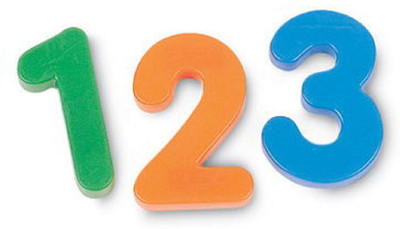 

Learning Resources Jumbo Magnetic Numbers (Set of 36)(Multicolor)
