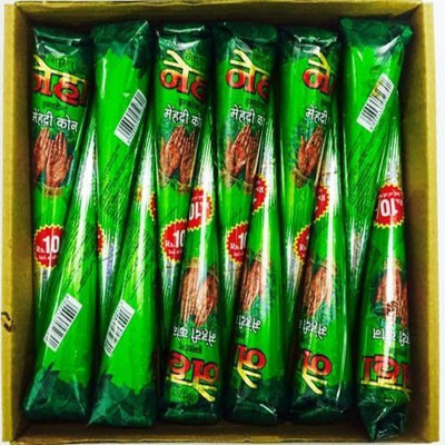 

NEHA Herbal High Quality Mehendi Cone (12 Pcs ) Natural Mehendi (Pack of 12) Natural Mehendi(Pack of 12)