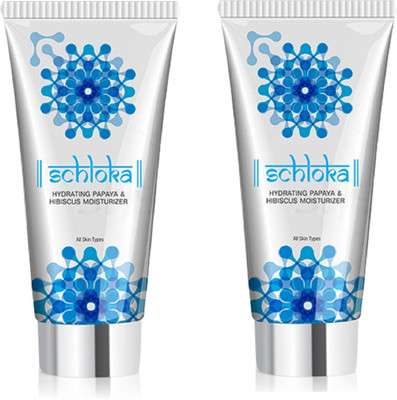 

SCHLOKA Hydrating Papaya & Hibicus Moisturizer-100ml x 2 Pack (200 ml)(100 ml)