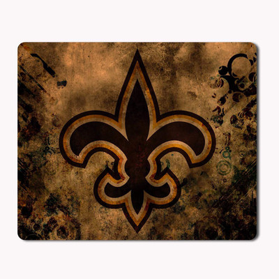 

iKraft New Orleans Saints Printed Rectangle Mouse Pad- Non-Rubber 220x180x3mm Gaming Mousepad Mousepad(Multicolor)