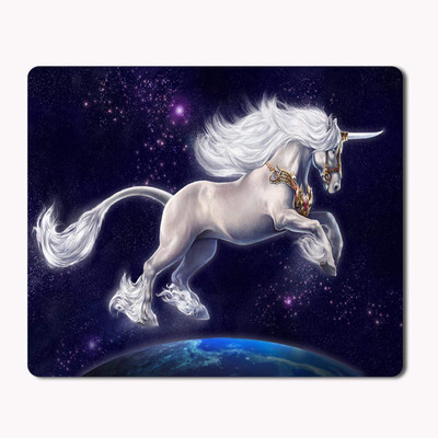 

iKraft Vintage Unicorn Printed Mouse Pad- 18x22cm Non-Slip Rubber Mousepad Mate for Home Office Mousepad(Multicolor)