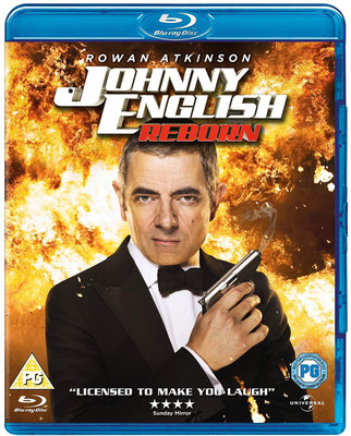 johny english reborn blu-ray , region free(Blu-ray English)