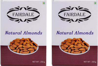 

Fairdale Natural Almonds Big Size 500g ( 250g x 2 ) Almonds(250 g, Box)