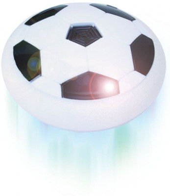 

Bestie Toys Multi Surface Hovering Indoor Air Cushion Floating FootBall with Led Lights Football - Size: (Pack of 1, Multicolor