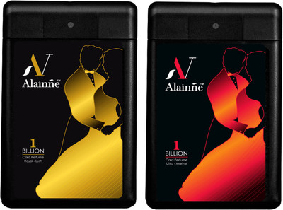 

Alainne One Billion Ultra- Marine & Royal - Lush Pocket Perfume For Men (18ML Each) Perfume - 36 ml(For Men)
