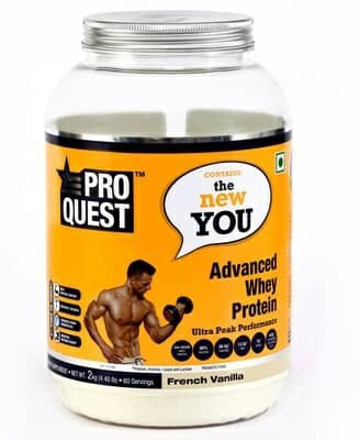 

PROQUEST Ultra filtered 80% Protein Whey Protein(2 kg, French Vanilla)
