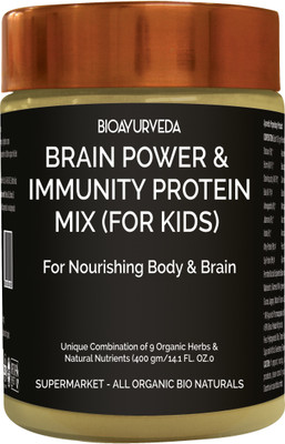 

BioAyurveda BRAIN POWER & IMMUNITY PROTEIN MIX (Kid) 400 g Protein Blends(400 g, Unflavored)