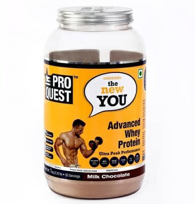 

PROQUEST Ultra filtered 80% Protein Whey Protein(1 kg, Milk Chocolate)