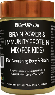 

BioAyurveda BRAIN POWER & IMMUNITY PROTEIN MIX (Kid) 750 g Protein Blends(750 g, Unflavored)