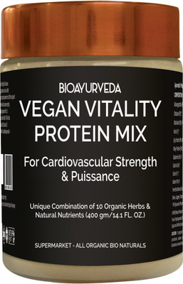 

BioAyurveda VEGAN VITALITY PROTEIN MIX 400 g Protein Blends(400 g, Unflavored)