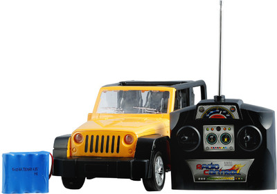 

ToyzIsland Exclusive High Quality TOP SPEED JEEP R/C CHARGEABLE YELLOW COLOR(Multicolor)
