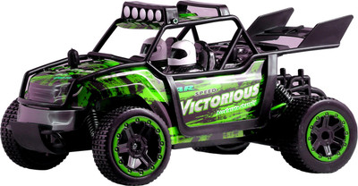 

ToyzIsland Exclusive High Quality SPORTS RACING REMOTE MONSTER CAR 30 KMH SPEED GREEN COLOR(Multicolor)