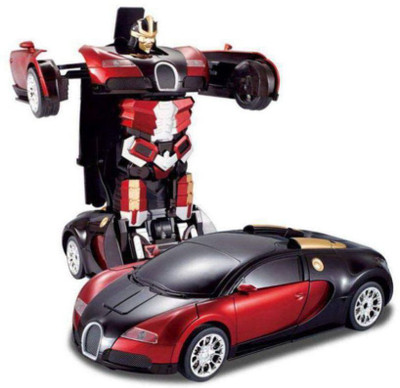 

Xenith 2 In 1 Deformation Autobots Transformers Radio Control Bugatti Car 2.4Ghz (Multicolor)(Multicolor)