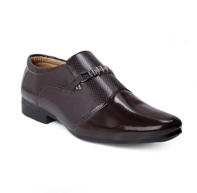 

RADHIKAGROUP Party Wear For Men(Brown