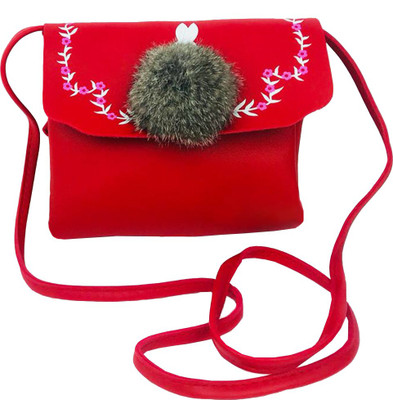 

Lelys Women Casual Red PU Sling Bag
