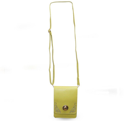 

Vorra Fashion Women Casual Green PU Sling Bag