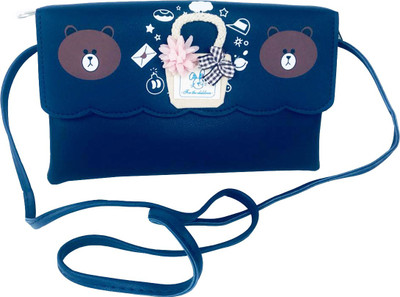 

Lelys Women Casual Blue PU Sling Bag