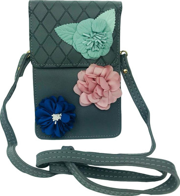 

Lelys Women Casual Grey PU Sling Bag