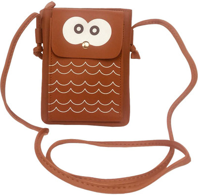 

Lelys Women Casual Brown PU Sling Bag