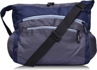 

Adamson Men & Women Formal Blue Polyester Sling Bag