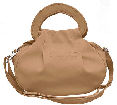 

SK NOOR Women Casual Beige PU Sling Bag