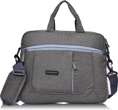 

Adamson Men Formal Grey Linen Sling Bag